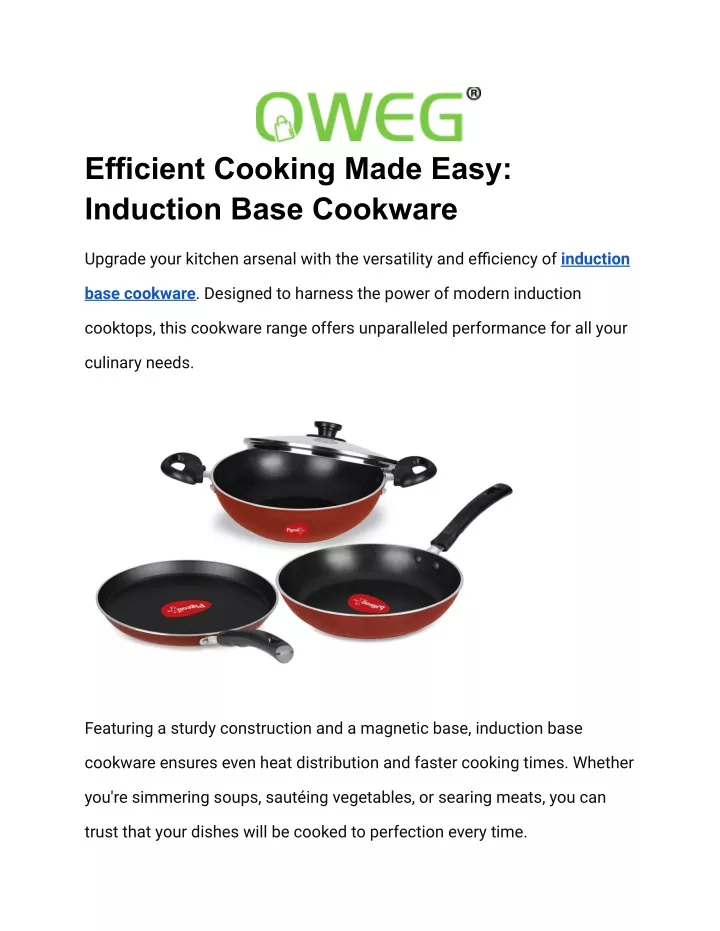 efficient cooking made easy induction base