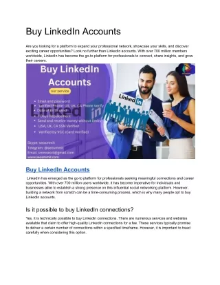 Buy LinkedIn Accounts