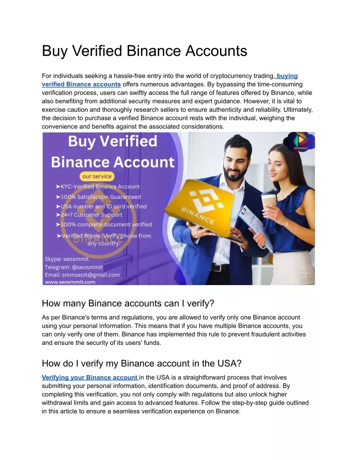 buy verified binance accounts