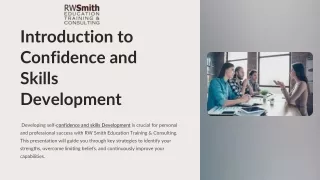 Boost your Confidence and Skills Development with RW Smith Education Training &