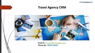 Travel Agency CRM