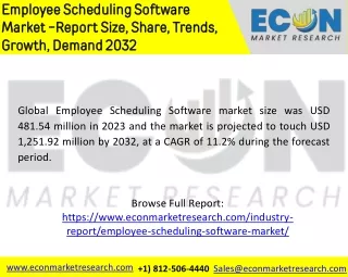 Employee Scheduling Software Market