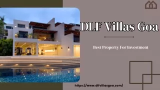 DLF Villas Goa | Residential Property For Investment