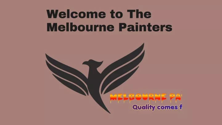 welcome to the melbourne painters