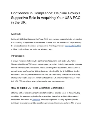 Confidence in Compliance_ Helpline Group's Supportive Role in Acquiring Your USA PCC in the UK