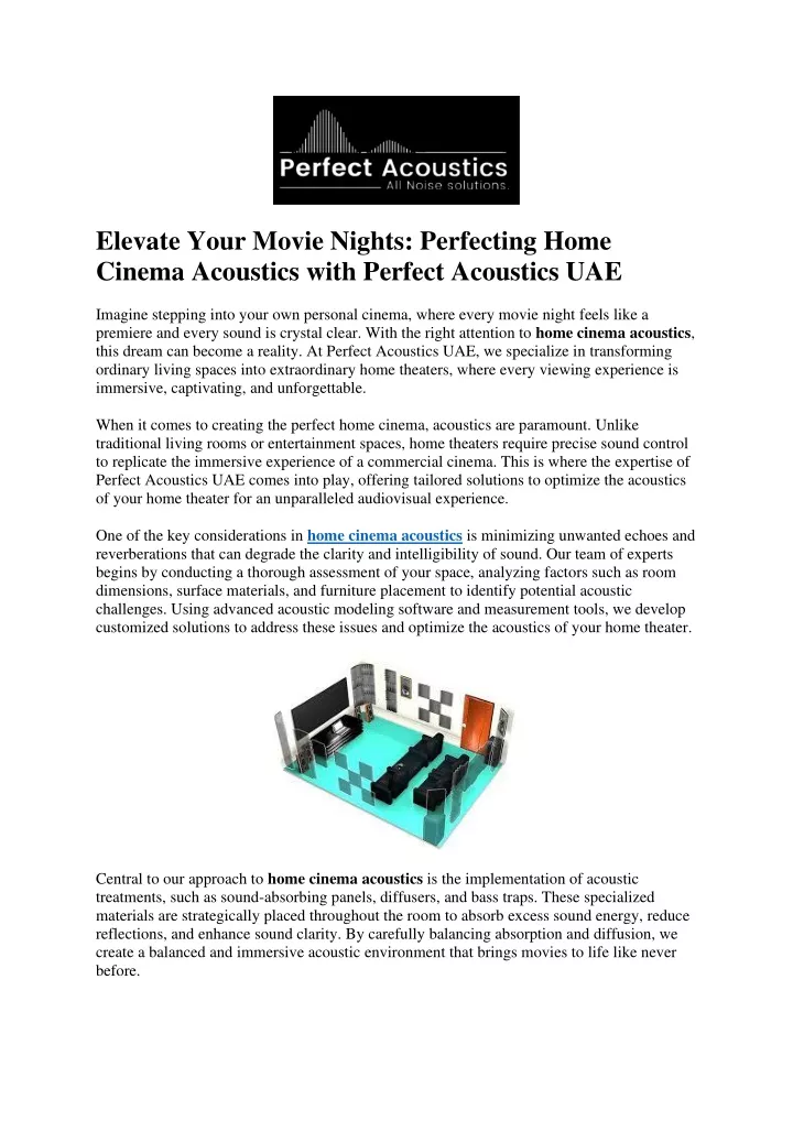 elevate your movie nights perfecting home cinema