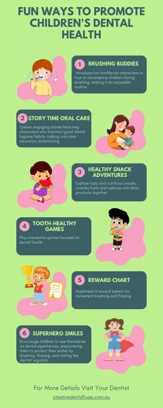 Fun Ways to Promote Children's Dental Health