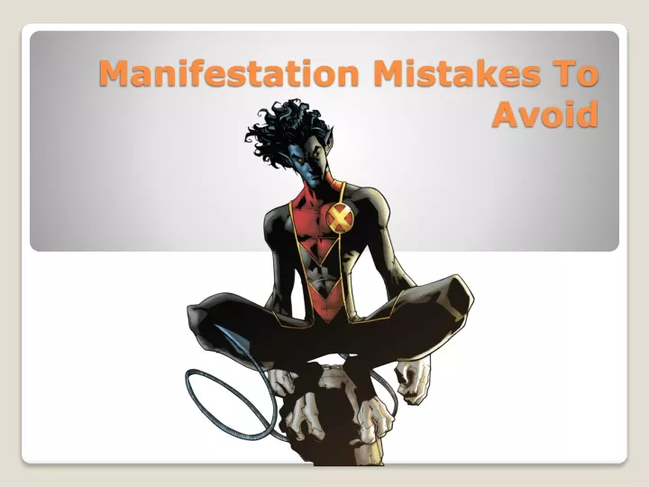 manifestation mistakes to avoid