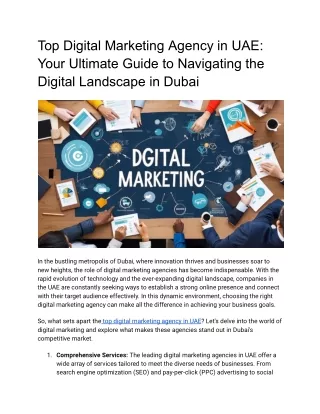 Top Digital Marketing Agency in UAE_ Your Ultimate Guide to Navigating the Digital Landscape in Dubai