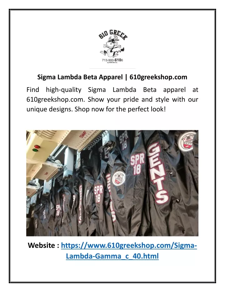 sigma lambda beta apparel 610greekshop com