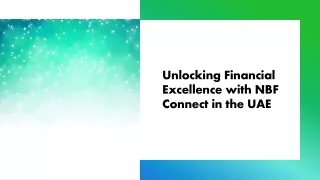 Unlocking the Potential of Banking: NBF Connect UAE