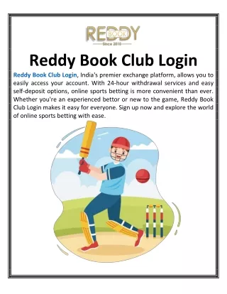 Reddy Book Club Login