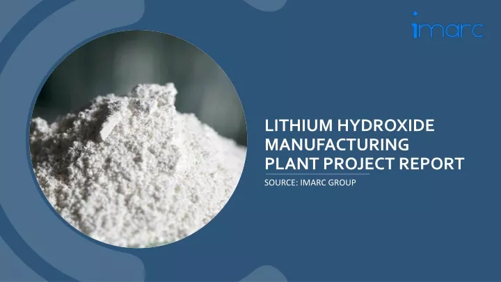 lithium hydroxide manufacturing plant project
