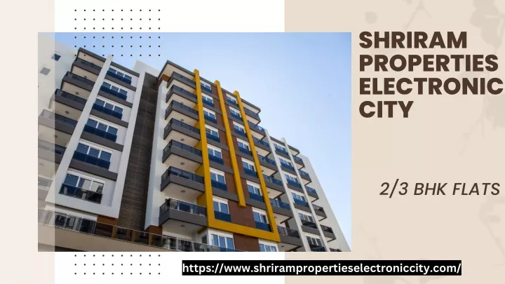 shriram properties electronic city