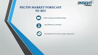 Pectin Market Size, Share, Forecast to 2031