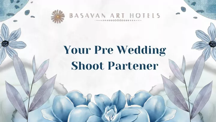 your pre wedding shoot partener