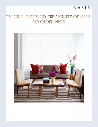 Tailored Elegance The Artistry of Made-to-Order Rugs