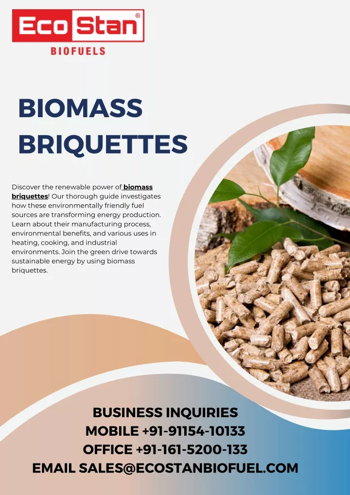 biomass briquettes