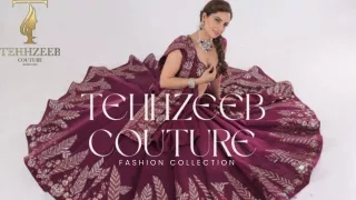 Shop Designer Ladies Outfits Online In India at Tehhzeeb Couture