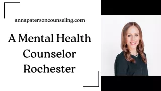 A Mental Health Counselor Rochester