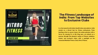 The Fitness Landscape of India From Top Websites to Exclusive Clubs