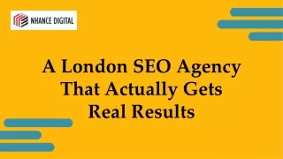 A London SEO Agency That Actually Gets Real Results