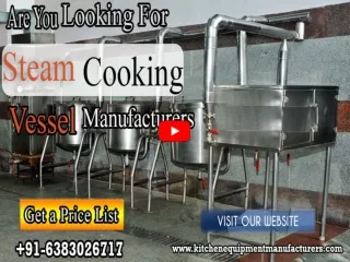 Steam Cooking System in Chennai