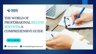 Navigating the World of Professional Billing Services A Comprehensive Guide
