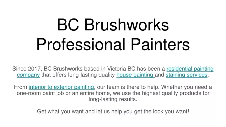 bc brushworks professional painters