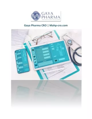 Gaya Pharma CRO | Mahp-cro.com