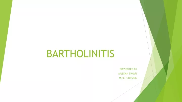bartholinitis