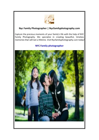 Nyc Family Photographer  Nycfamilyphotography.com