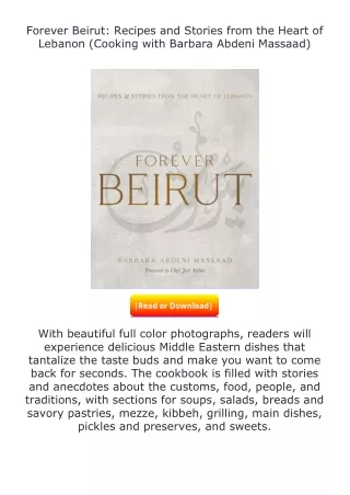 [READ]⚡PDF✔ Forever Beirut: Recipes and Stories from the Heart of Lebanon (
