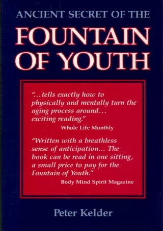 get⚡[PDF]❤ Ancient Secret of the Fountain of Youth.