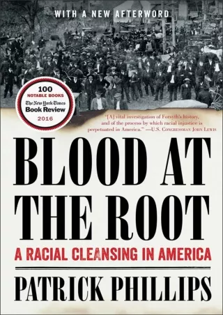 ⚡Read✔[PDF]  Blood at the Root: A Racial Cleansing in America