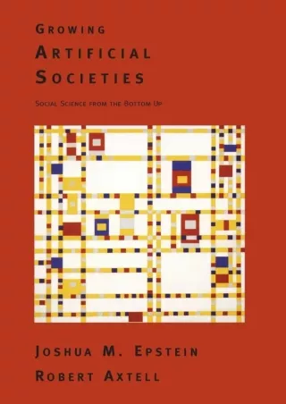 ❤[READ]❤ Growing Artificial Societies: Social Science From the Bottom Up (Complex
