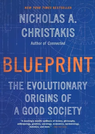 ❤[PDF]⚡  Blueprint: The Evolutionary Origins of a Good Society