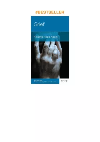 ⚡download Grief: Finding Hope Again