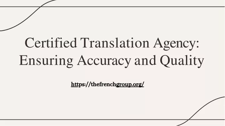 certified translation agency ensuring accuracy and quality