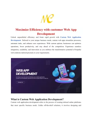 WEB APP DEVELOPMEMNT