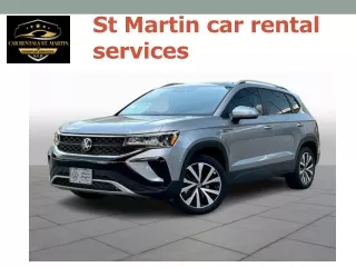 St Martin car rental services