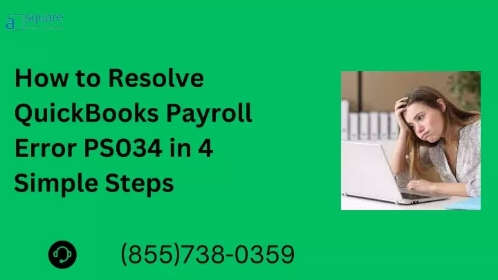 how to resolve quickbooks payroll error ps034