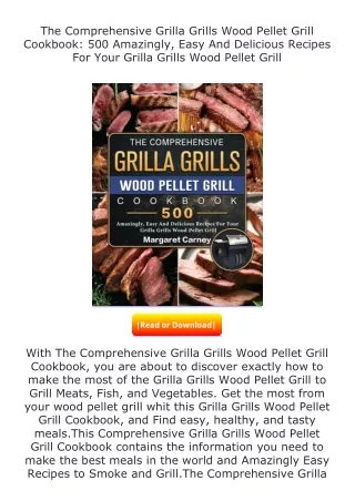 Download❤[READ]✔ The Comprehensive Grilla Grills Wood Pellet Grill Cookbook