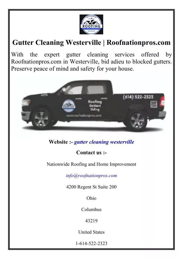 gutter cleaning westerville roofnationpros com