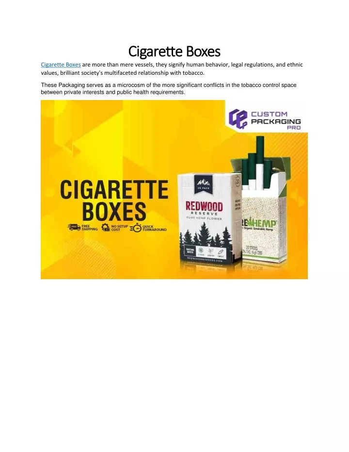 cigarette b cigarette boxes