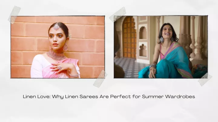 linen love why linen sarees are perfect