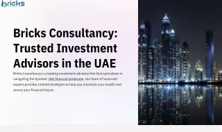 investment consultant in uae