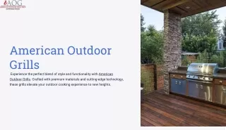 American Outdoor Grills