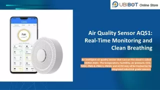 Air Quality Sensor AQS1_ Real-Time Monitoring and Clean Breathing - UbiBot Store