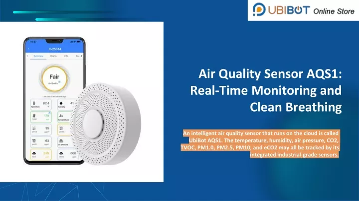 air quality sensor aqs1 real time monitoring and clean breathing